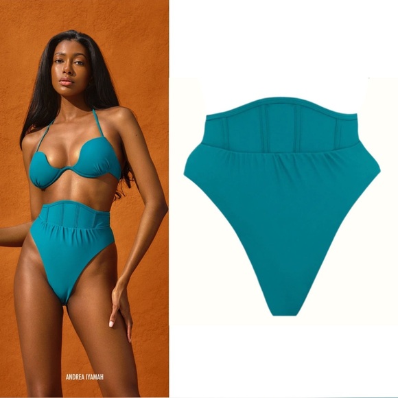 Andrea IYAMAH 
Gura Bikini Bottoms (Ocean) • $130 MSRP • Small - Picture 1 of 1
